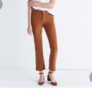 Madewell corduroy Cali denim boot